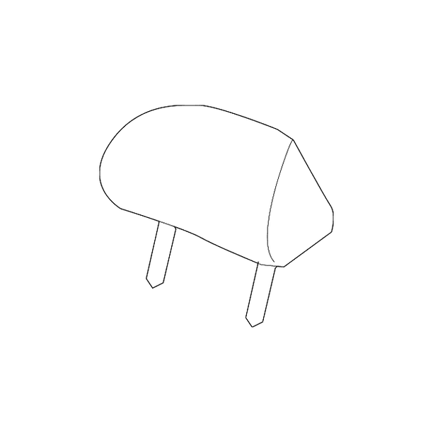 Honda Genuine 82140-TA0-A01ZA Headrest Assembly Rear Honda Genuine 82140-TA0-A01ZA Headrest Assembly Rear